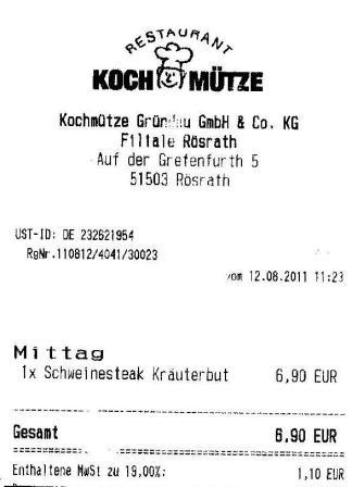 ggad Hffner Kochmtze Restaurant